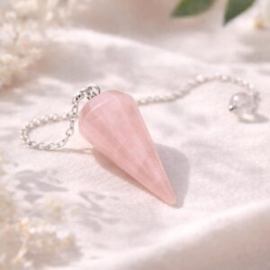 Pendule en Quartz Rose