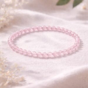 Bracelet Quartz Rose - pierres de petite taille