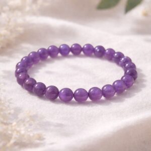 Bracelet Améthyste - pierres grande taille