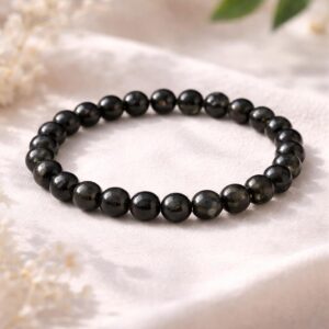 Bracelet Obsidienne - pierres de grande taille