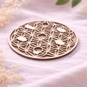 Fleur de vie en bois